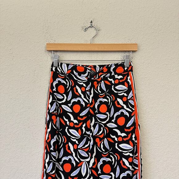 ANTHROPOLOGIE Breezy Printed Straight Pants Multi Motif Relaxed Boho - Picture 5 of 15